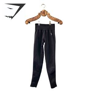 Gymshark Legging Flex High Waist Tights Back Spellout Seamless Sweat Wicking